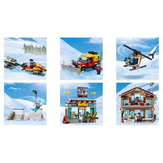 LEGO® City Χιονοδρομικό Θέρετρο (60203) image 2