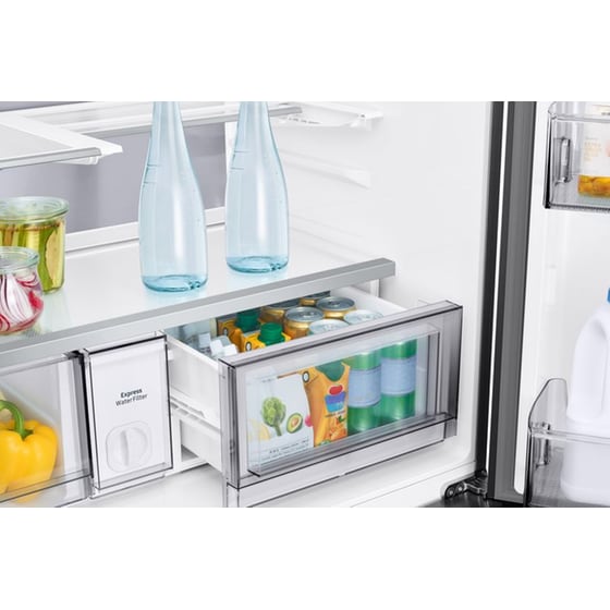 SAMSUNG RM90F67CECEF Bespoke AI Home No Frost 654 Lt Σκούρο Ανθρακί Ψυγείο Ντουλάπα image 9