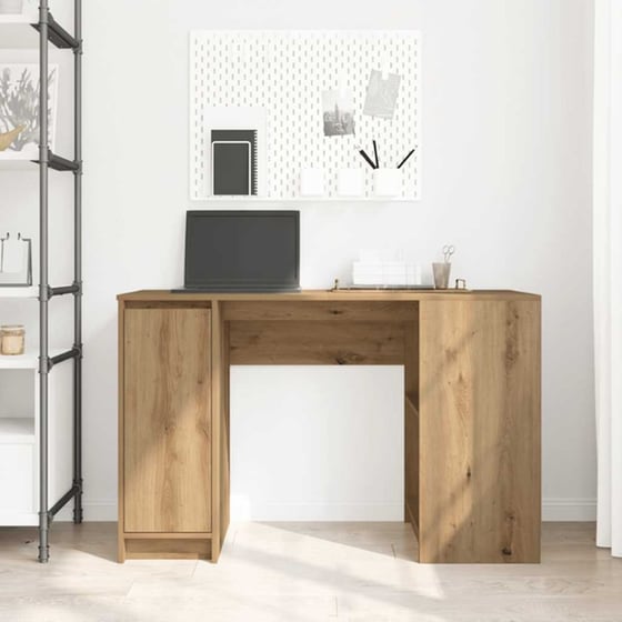 Γραφείο VidaXL από Επεξεργασμένο Ξύλο 120x42x76 cm - Artisan Δρυς image 2