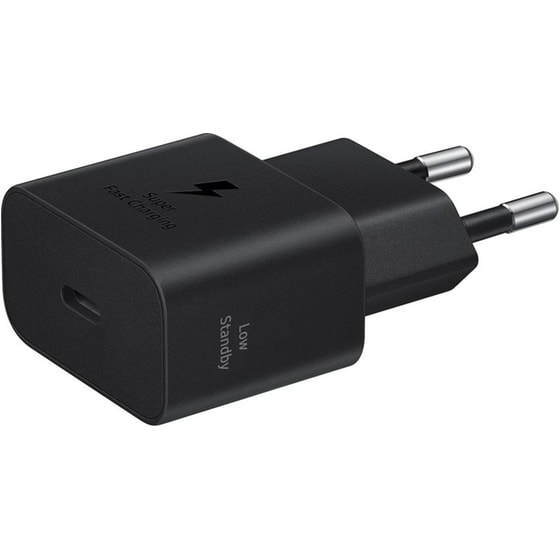 Φορτιστής Πρίζας Samsung EP‑T2510NBEGWW USB-C 25 W - Μαύρο image 2