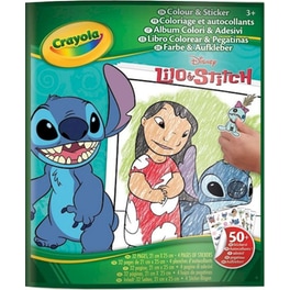 Βιβλίο Ζωγραφικής με Αυτοκόλλητα Crayola Lilo & Stitch (32 Σελίδες, 50+ Αυτοκόλλητα)