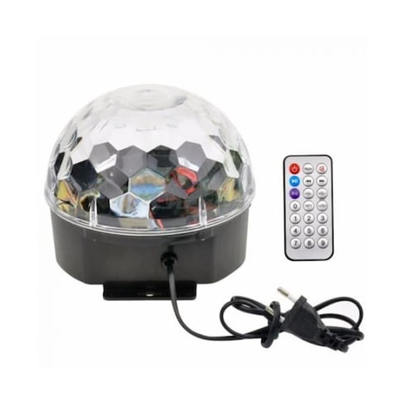 Φωτορυθμικό Crystal Magic Ball Light - Πολύχρωμο