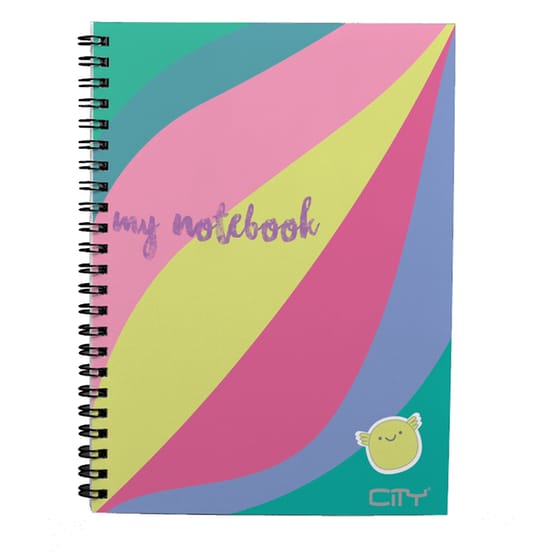 Τετράδιο Σπιράλ Lycsac 2 Θεμάτων Β5 Pastels City (1 Τεμάχιο) image 0