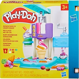 Παιχνιδολαμπάδα Hasbro Play-Doh Rainbow Swirl Ice Cream Playset