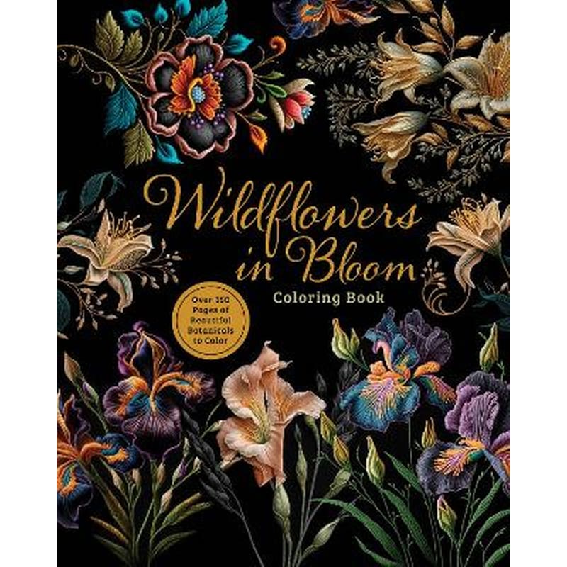 Wildflowers in Bloom Coloring Book