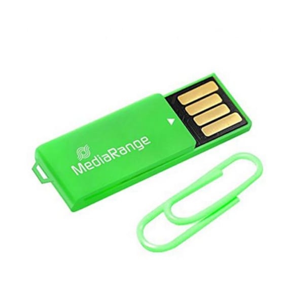 MediaRange 32GB USB 2.0 Stick Πράσινο image 1