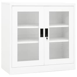 Ντουλάπι Γραφείου VidaXL από Ατσάλι 90x40x90 cm - Λευκό