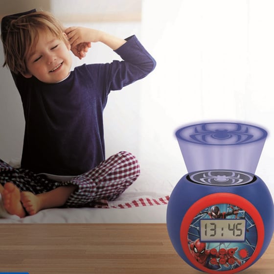 LEXIBOOK Spider-Man Projector Alarm Clock with Timer image 3