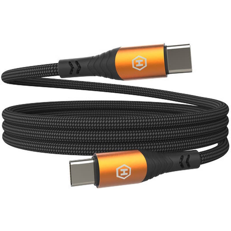 Καλώδιο Φόρτισης Hammer USB-C σε USB-C 100W - Μαύρο