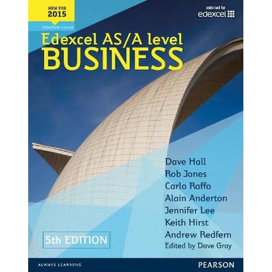 Edexcel AS/A level Business 5th edition Student Book and ActiveBook image 0