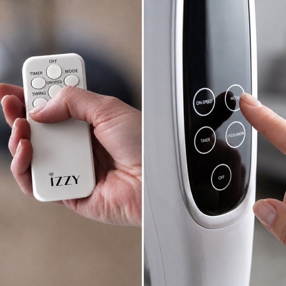 IZZY IZ-9042 Ανεμιστήρας Ορθοστάτης 70 W 40 cm image 6
