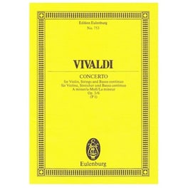 Vivaldi - Concerto In A Minor Op.3/6 [pocket Score]