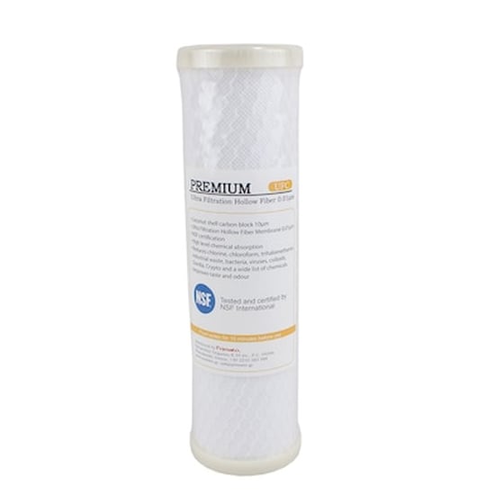 Φίλτρο Ενεργού Άνθρακα Με Μεμβράνη Hollow Fiber ≈ 0.01μm 10" Premium Ufc image 0