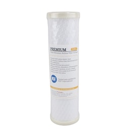 Φίλτρο Ενεργού Άνθρακα Με Μεμβράνη Hollow Fiber ≈ 0.01μm 10" Premium Ufc