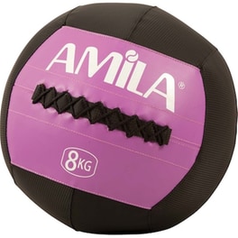 Μπάλα Wall Amila Κατάλληλη για Ενδυνάμωση 8 kg 35 cm από Βινύλιο - Μωβ
