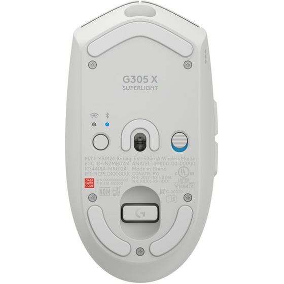 Logitech G305 X Lightspeed Gaming Ασύρματο Ποντίκι - White image 7