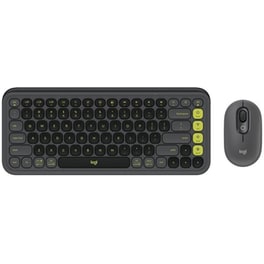 Logitech Pop Icon Combo Ασύρματο Bluetooth Σετ Πληκτρολόγιο - Ποντίκι Γκρι US