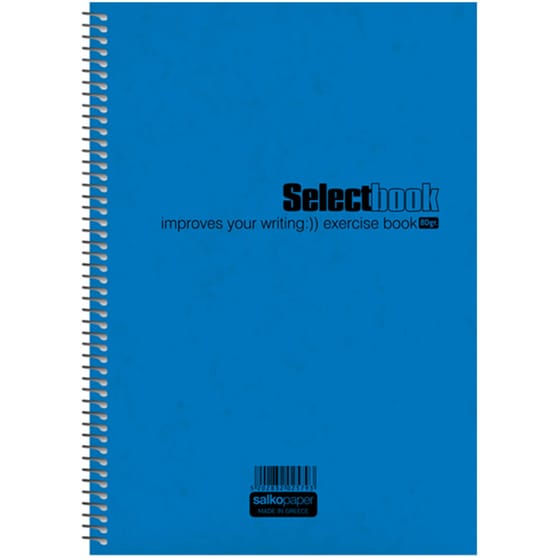 Τετράδιο Σπιράλ SALKO Β5 Select Μπλε (1 Τεμάχιο) image 0