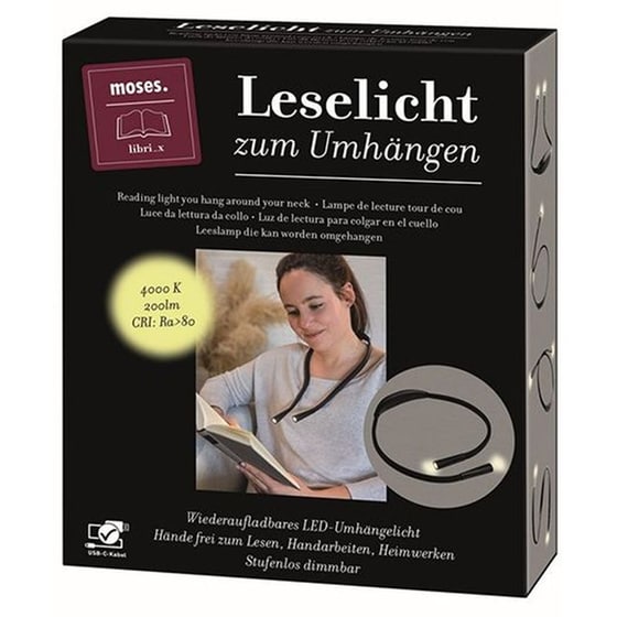 Φωτάκι Ανάγνωσης Moses Led 2 Σημείων Μαύρο image 2