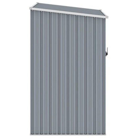Vidaxl Αποθήκη Κήπου Γκρι 87 X 98 X 159 Εκ. Από Γαλβανισμένο Ατσάλι image 4