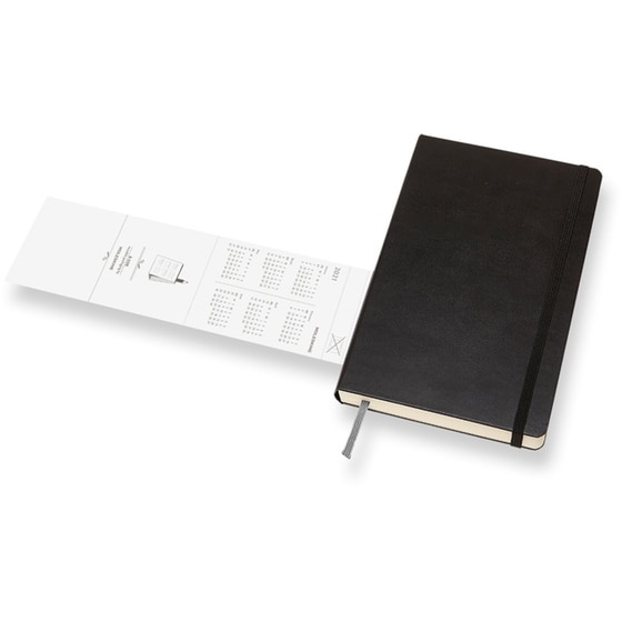 Ημερολόγιο 2021 Moleskine 12Μ Ημερήσιο Large Black Hard image 2