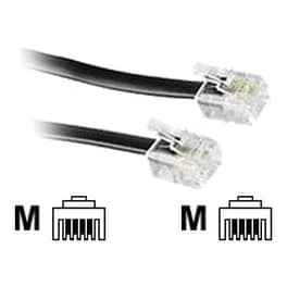 HAMA Modular Cable, 6p4c plug - 6p4c plug, 6 m, black - (00044930)