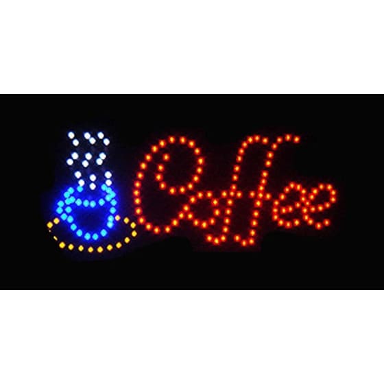 Φωτιζόμενη Πινακίδα OEM με Led  "Coffee" - Πολύχρωμο image 0