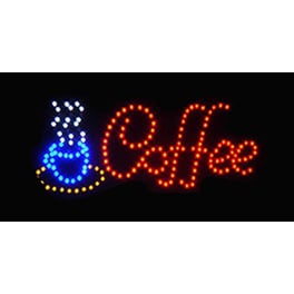 Φωτιζόμενη Πινακίδα OEM με Led  "Coffee" - Πολύχρωμο