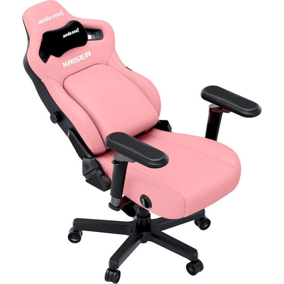 Καρέκλα Gaming Anda Seat Kaiser 4 V2 XLarge με 6D Μπράτσα Δερματίνης - Ροζ image 2