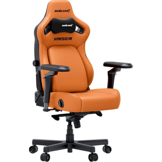 Καρέκλα Gaming Anda Seat Kaiser 4 V2 XLarge με 6D Μπράτσα Δερματίνης - Πορτοκαλί image 0