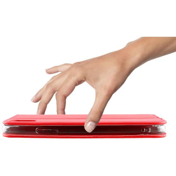 Θήκη Apple iPhone 11 - Volte-tel Pocket Magnet Book Stand - Red image 4