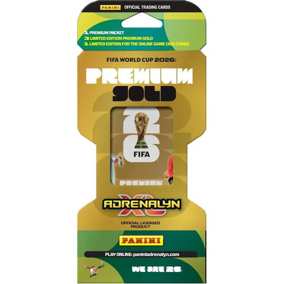 Panini Κάρτες Fifa World Cup 2026 Adrenalyn XL Premium Gold Eco Blister (PA.GB.WC.226) image 0