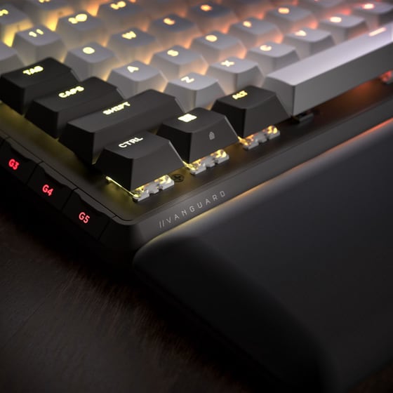 Corsair Vanguard 96 LCD Mechanical Keyboard - Πληκτρολόγιο Gaming Μαύρο image 1