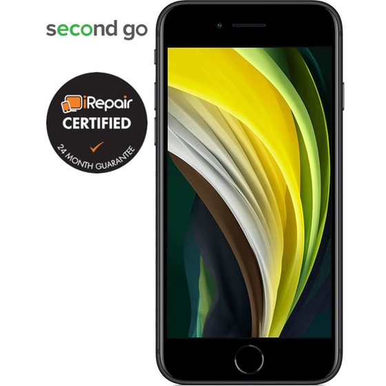 Μεταχειρισμένο Apple iPhone SE (2nd Gen) 128GB Black second go Certified by iRepair image 2