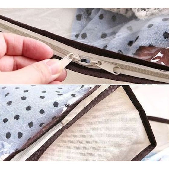 Υφασμάτινη Θήκη Για Ρούχα, Κουβέρτες Και Παπλώματα 60 X 45 X 30cm image 1