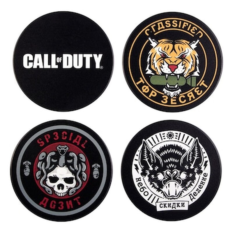 Call Of Duty: Black Ops Cold War Coaster 4-pack Badges