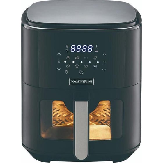ROYALTY LINE RL-AF-5408 με Αποσπώμενο Κάδο 1500 W 6.5 L Μαύρο Φριτέζα Αέρος image 0