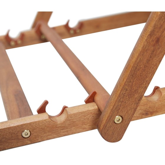 Σεζλόνγκ VidaXL Πτυσσόμενη από Ξύλο/Ύφασμα 127x60x95 cm - Μπλε image 6