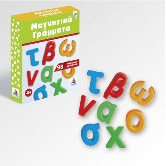 Μαγνητικά Γράμματα Πεζά Επιτραπέζιο (Desyllas Games) image 1