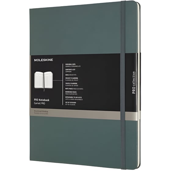 Σημειωματάριο Moleskine Pro Notebook  Πράσινο (1 Τεμάχιο) image 0