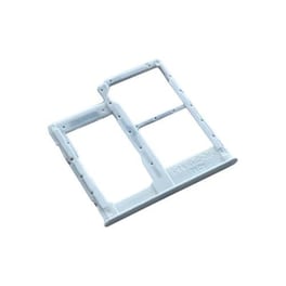 Βάση Κάρτας Sim + Sd Samsung A415f Galaxy A41 Λευκό