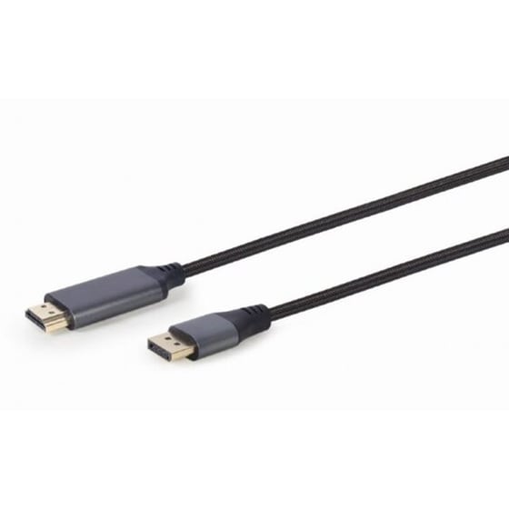 Καλώδιο Βίντεο Cablexpert DisplayPort - HDMI Premium Series 4K 1.8m - Μαύρο image 1