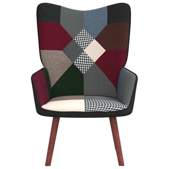 Πολυθρόνα Relax VidaXL Σχέδιο Patchwork από Ύφασμα image 3