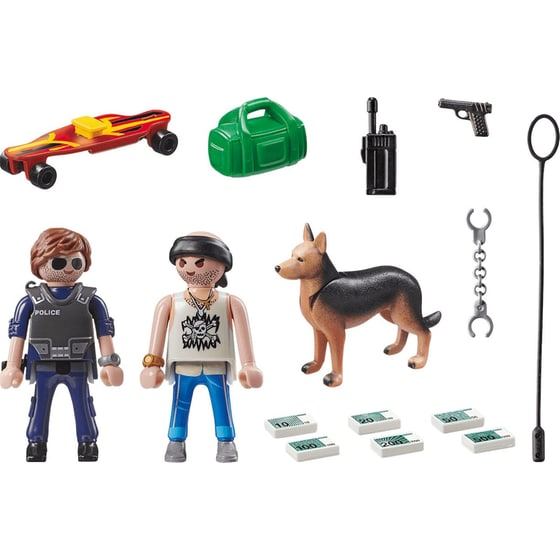 PLAYMOBIL® Action Heroes Police Action Κλέφτης και Άστυνομος (70461) image 1