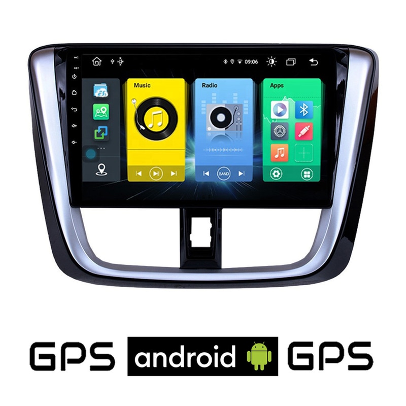 Ηχοσύστημα ΟΕΜ με Οθόνη Αφής 9 Android, GPS, Wi-Fi, Bluetooth - 1GB/16GB για TOYOTA YARIS (2015-2020)