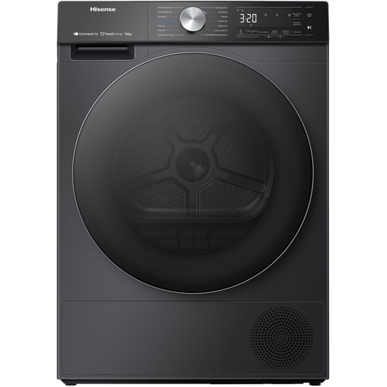 HISENSE DH5S102BB 10kg με Αντλία Θερμότητας Μαύρο Στεγνωτήριο Ρούχων image 0