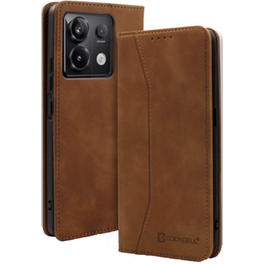 Θήκη Xiaomi Redmi Note 13 Pro 5G/Poco X6 - Bodycell Book Case - Brown