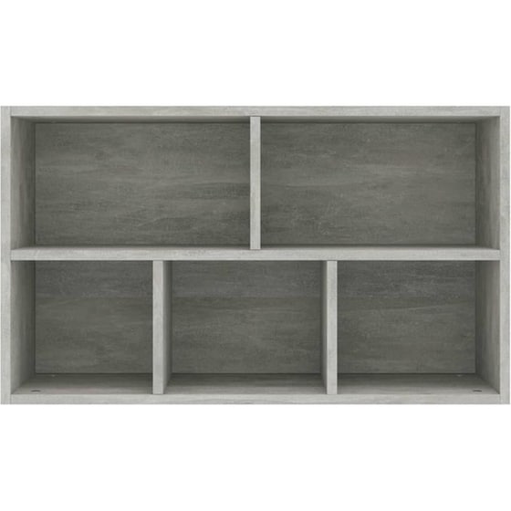Βιβλιοθήκη VidaXL από Μοριοσανίδα 50x25x80 cm - Γκρι image 7