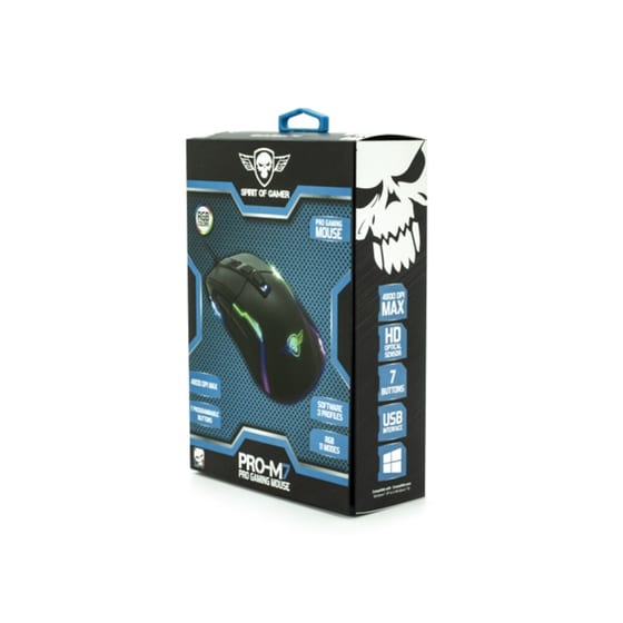 Spirit of Gamer Pro M7 RGB Gaming Ποντίκι 4800 DPI - Μαύρο image 0