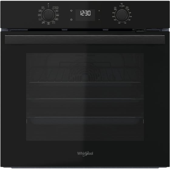 WHIRLPOOL OMR58HU1B 71 Lt Μαύρο Εντοιχιζόμενος Φούρνος Άνω Πάγκου image 0